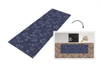 Keukenloper - Loper keuken - Tak - Bloesem - Patronen - 150x50 cm - Keukenloper vinyl