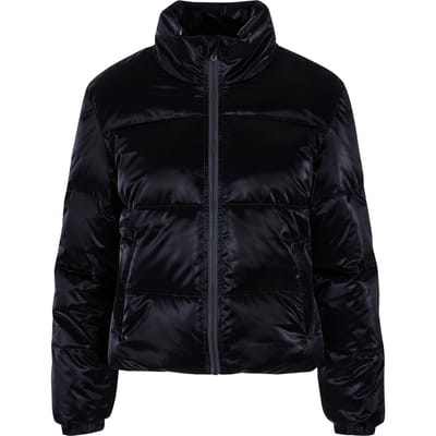 Urban Classics Ladies Shark Skin Puffer Jacket Black Größe: S | Winterjacken Outlet | Damen | Schwarz