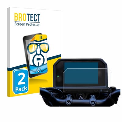 BROTECT - Screenprotector voor Yamaha Tracer 9 GT+ 2023 - Folie Beschermfolie transparant 2 Stuks