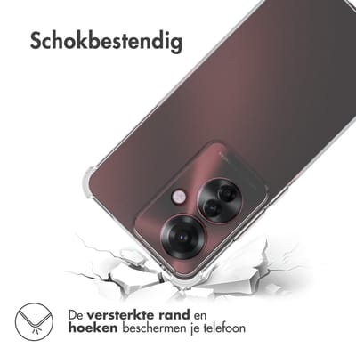 imoshion Hoesje - Geschikt voor Oppo Reno 11 F - Shockproof Case - Transparant