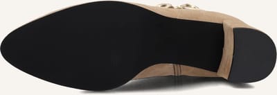 Notre-V 8558 Enkellaarsjes - Enkelboots met rits - Dames - Beige - Maat 42