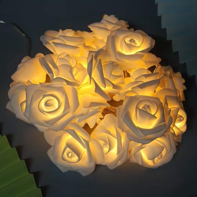 Sfeervolle Rozenbloem String Lights - 3 Meter 20 LED USB Decoratieve Verlichting voor Bruiloft, Verjaardag en Slaapkamer Decoratie