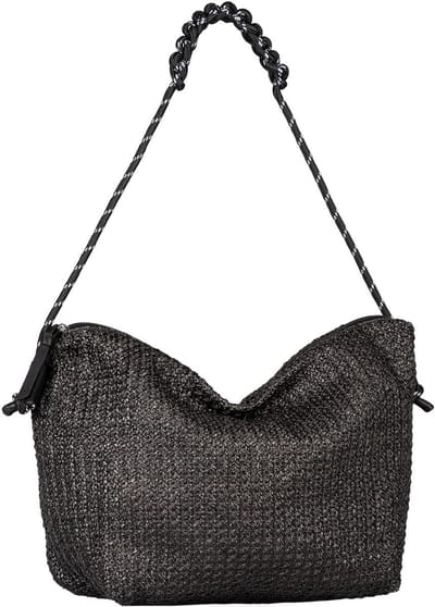TOM TAILOR schoudertas Luzi Hobo Bag Black zwart