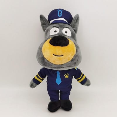 Sheriff Labrador Hond Knuffel Veiligheid Sergeant Labrador Wolfshond Cartoon Pop Jongens Meisjes Zacht Knuffeldier Kinderen Cadeau