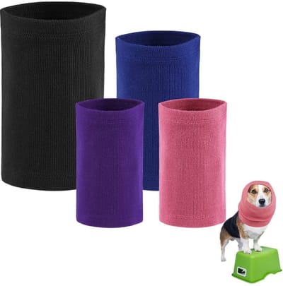 Dailygoods- Oorkappen voor Honden - 4 Stuks - Zachte Oorbeschermers