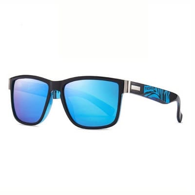 Bovista Polarizerende Zonnebril - Zonnenbrillen - Zonnenbril - Sun Glasses - Sunglasses - Techno Bril - Rave & Festival - Premium Quality - Blauwe Lens