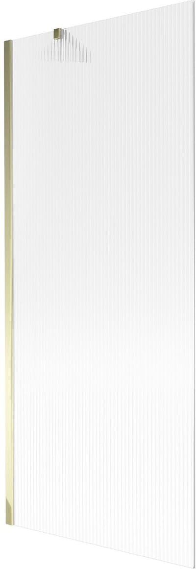 Mexen Next badwand 1-delig 80 x 150 , gestreept, goud - 895-080-000-00-09-50