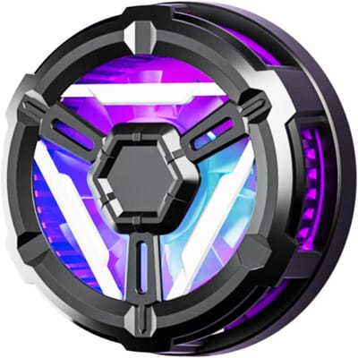 Magnetische telefoonkoeler, RGB-telefoonventilator, draagbare en lichtgewicht telefoonkoeler, koelt in 3 minuten af, 10W krachtige telefoonkoeler, Geschikt voor mobiele gamestreaming.