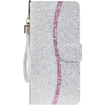 Fashion Samsung Galaxy S20 Shimmer and Shine Bookcase Zilver