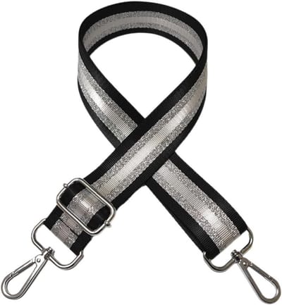 Verstelbare Schouderband voor Handtassen, Lengte 80-130 cm, 3.8 cm Breed, Vervangende Tasband met Karabijnhaak, DIY Tasaccessoires, Geschikt voor Schoudertassen en Handtassen, Gouden Kleur