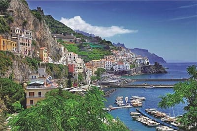 Puzzels 1000 Stuk Egeïsche Zee Italië Landschap Fotolijst Decoratie Volwassenen Spelletjes