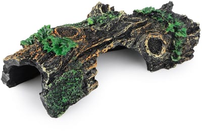 Dailygoods - Aquariumdecoratie boomstam, kunstmatige schuilplaats voor vissen en reptielen