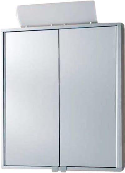 Aluminium Spiegelkast met Dubbele Deuren, Verlichting en Stopcontact