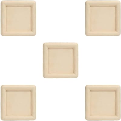 Sieradenlade Set - Juweliersorganizer Fluwelen - Sieraden Opbergen - Beschermt Tegen Beschadigingen - 12 cm x 12 cm - Khaki
