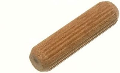 Houten Pen - Bevestigingsplug - Meubelmontage - Massief Hout - 10 x 60 mm - Bruin