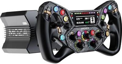MOZA R12 V2 Wheel Base + KS Pro Steering Wheel - 12 Nm Direct Drive Sim Racing Bundle voor PC