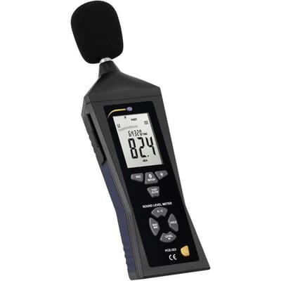 PCE Instruments PCE-323 Decibelmeter Datalogger 30 - 130 dB 30 Hz - 8 kHz USB, Bluetooth