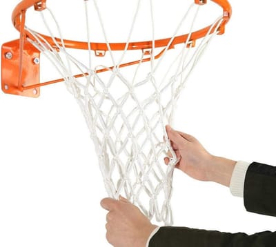 Spring Meow Basketball Net Heavy Duty Outdoor - Basketball Net Replacement, 2022 Upgrade Quality, All Weather Anti Whip - 12 Loops