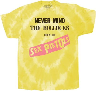 Sex Pistols - Never Mind the B?locks Original Album Heren T-shirt - M - Geel