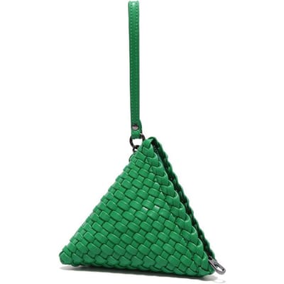 Handgeweven Tas, Kleine Opbergtas, Drakenbootfestival Zongzi Muntzakje, Driehoekige Gepersonaliseerde en Creatieve Schoudertas Crossbodytas blue