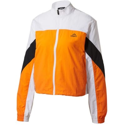 CRIVIT Dames trainingsjack (Wit/oranje, XS (32/34))