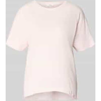 s.Oliver - female - Relaxed T-shirt met kledingstukverf en open zoom