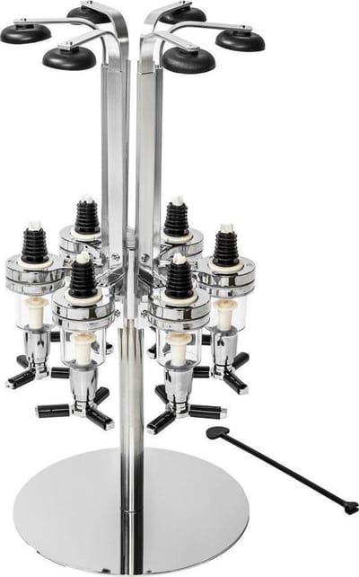 Nonna drankdispenser 6 flessen - Bar butler - Drank & Shot dispenser - Carroussel
