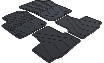 Rubber Automatten geschikt voor Volkswagen Up! - Bouwjaar: 2011-2023 - Originele pasvorm - 4-delig - Uitvoering: Up!