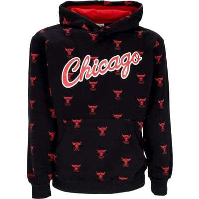 Herenhoodie Nba Aop Fleecehoodie Chibul Zwart
