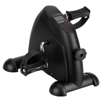 Quvo® Bureaufiets - Stoelfiets - Bewegingstrainer - Instelbare Weerstand - Zwart - ‎41cm x 35cm x 31 cm