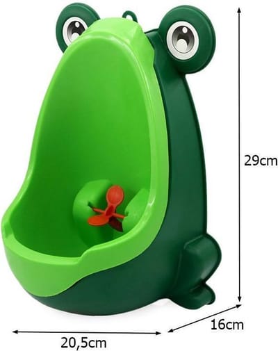 Urinoir voor de kleine man {KIKKER} | wc trainer - zindelijkheidstraining kind - plaspot - plaspotje jongens - peuter - kinderpotje