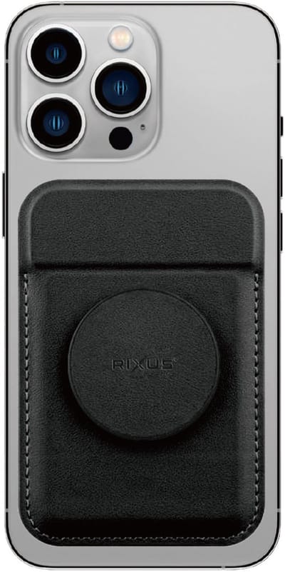 Rixus RXCH20B Card Holder With MagSafe Black