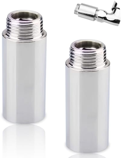 Dailygoods- Kraanverlengingen Hoogwaardig Roestvrij Staal - Verlengstuk 1/2 Inch - Douchekop - Verwarming - Drinkwater - Drukbestendig