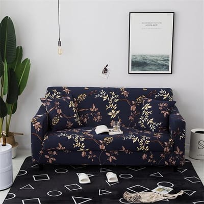 Housmife Elastische Bankhoezen Voor Woonkamer Stretch Ruit Bankhoes Funda Sofa Stoel Bankhoes Woondecoratie 1 /2 /3 /4-Zits 1-Seat 90-140cm white
