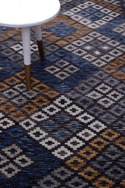 Kleurrijk Tapijt Laagpolig Handgeweven Wollen Vloerkleed - Koho Afghan Kelim 289x209 - 289x209cm- Modern - Woonkamer - Salon - Slaapkamer - Eetkamer