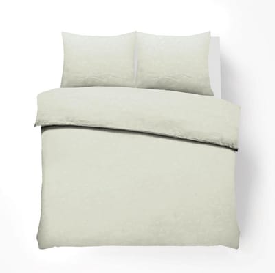 Husch Dekbedovertrek - Embossed Flower - 200x200/220 - Ecru