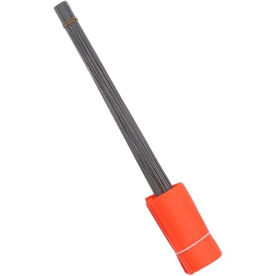 100 Stuks Markeringsvlaggen 4 X 5in PVC Vlaggen 15in Stalen Paal Gazonmarkeerders voor Tuin Hondentraining gray
