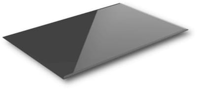 Glasplaat voor Kachel en Tafelblad - 115x65cm Facet Geslepen, Veiligheidsglas 6mm, Vonkbescherming en Vloerbeschermer