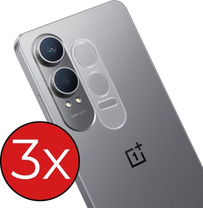 Camera Lens Protector - 3 Stuks - Geschikt voor OnePlus Nord CE 4 Lite - Camera Screenprotector - Beschermglas - Gehard Glas - Tempered Glass - Screen Protector