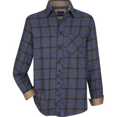Babista herren Overhemd - 39/40 - koningsblauw - Plus Size