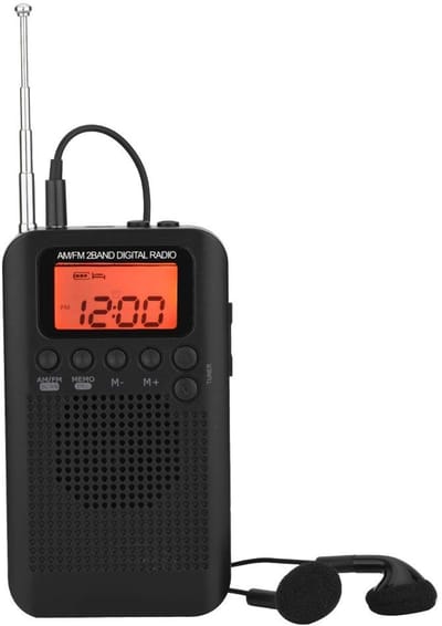 Dailygoods- Draagbare Radio - Digitale Am/Fm Radio - Zakradio met