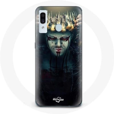 Coque pour Samsung Galaxy A40 Vikings Ragnar Lothbrok Méchant Série Saison 5