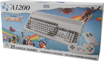 THEA1200 - 25 Ingebouwde Amiga Games - Gamepad, 2-Knops Muis, Toetsenbord
