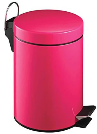 Pedaalemmer Hot Pink 3 L - Keuken en Badkamer Afvalbak met Pedaal