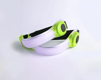 Led armband hardloopverlichting - Set 2 stuks Hardlooplampjes incl. batterij - arm LED verlichting - Kleur: Groen