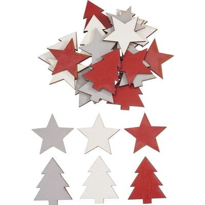 VBS Strooidelen "Kerstboom & Ster", 24 stuks