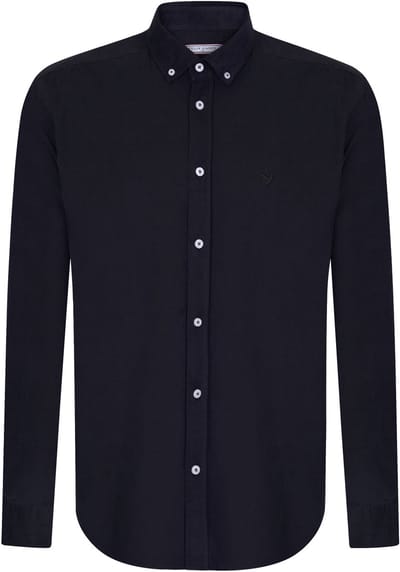 Felix Hardy Corduroy Overhemd Casual Katoen Heren Navy - Xl