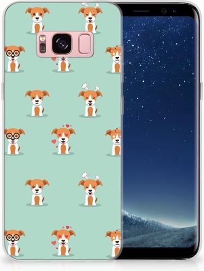 Samsung Galaxy S8 TPU Hoesje Pups