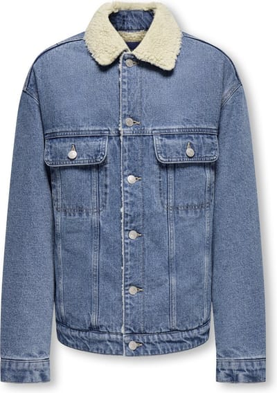 ONLY&SONS - OSJWILSON SHERPA MB 6290 PIM DNM JACKET - Jongens - Buitenjassen