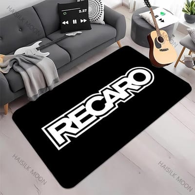 R-Recaro Logo Bedrukt Tapijt Woonkamer Slaapkamer Kantoor Groot Kleed Salontafel Balkonmat Verjaardag Thanksgiving Kerstcadeau 90x130cm (35x51in)